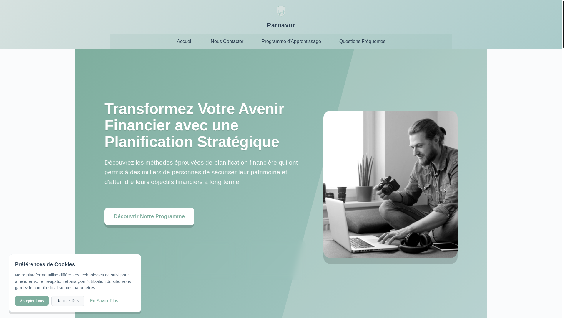 website screenshot of https://parnavor.sbs/