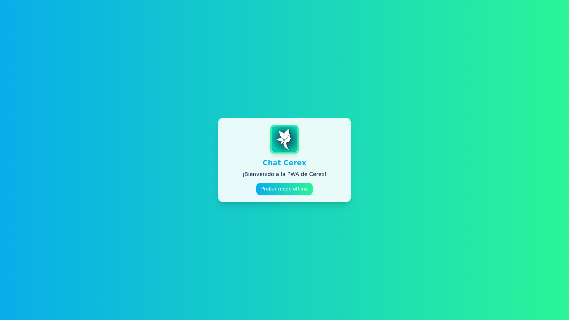 website screenshot of https://chatcerexapp.com/