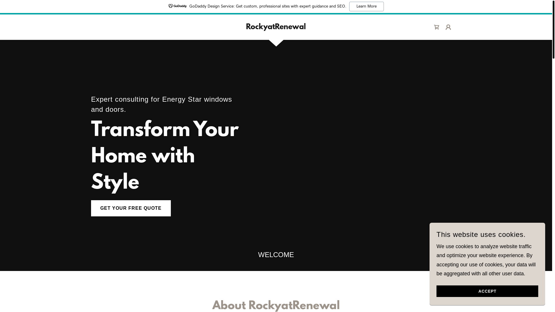 website screenshot of https://rockyatrenewal.com/