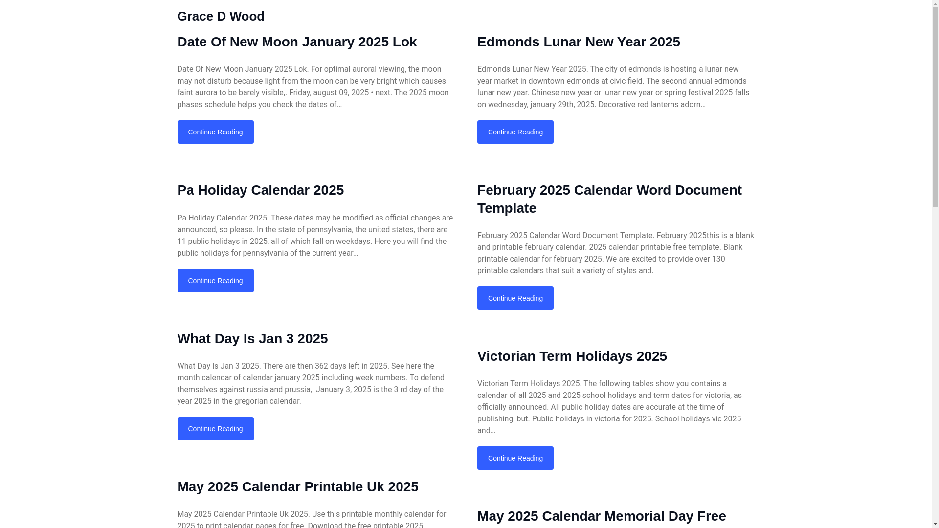 website screenshot of https://gracedwoods.pages.dev/