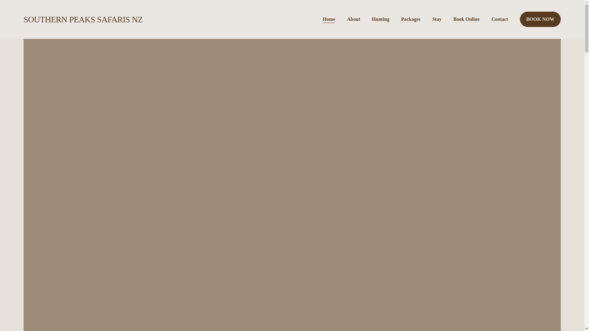 website screenshot of https://spsafarisnz.com/