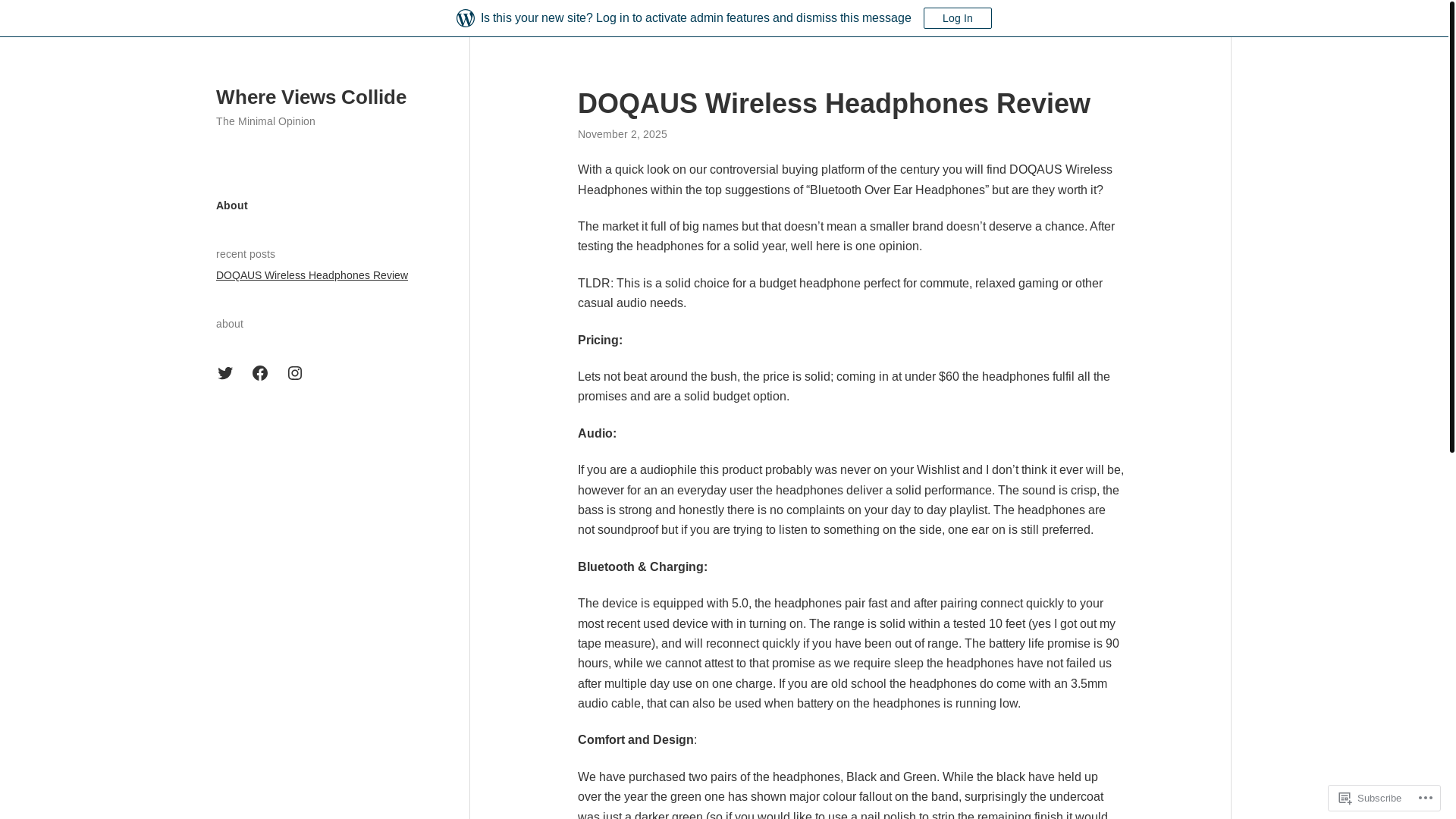 website screenshot of https://whereviewscollide.ca/