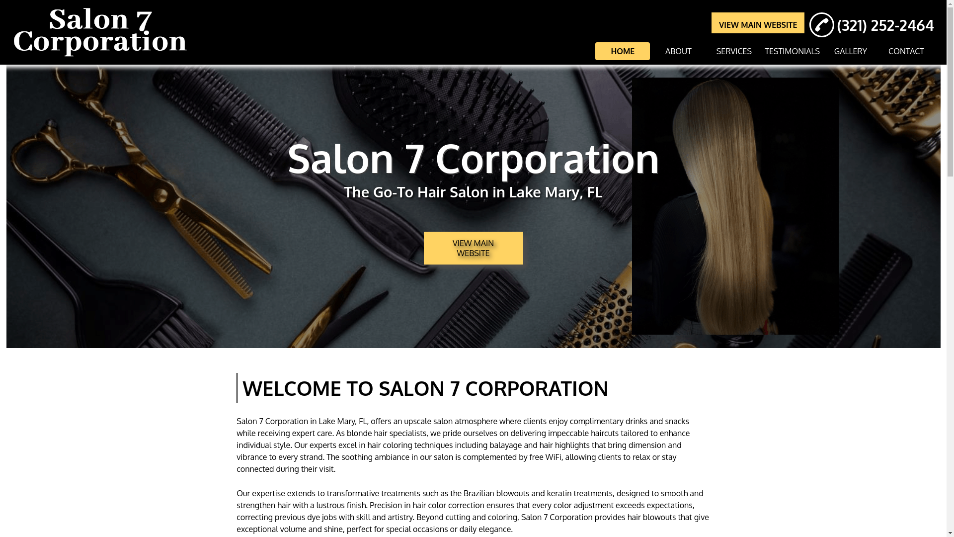 website screenshot of https://hairsalonlakemary.com/