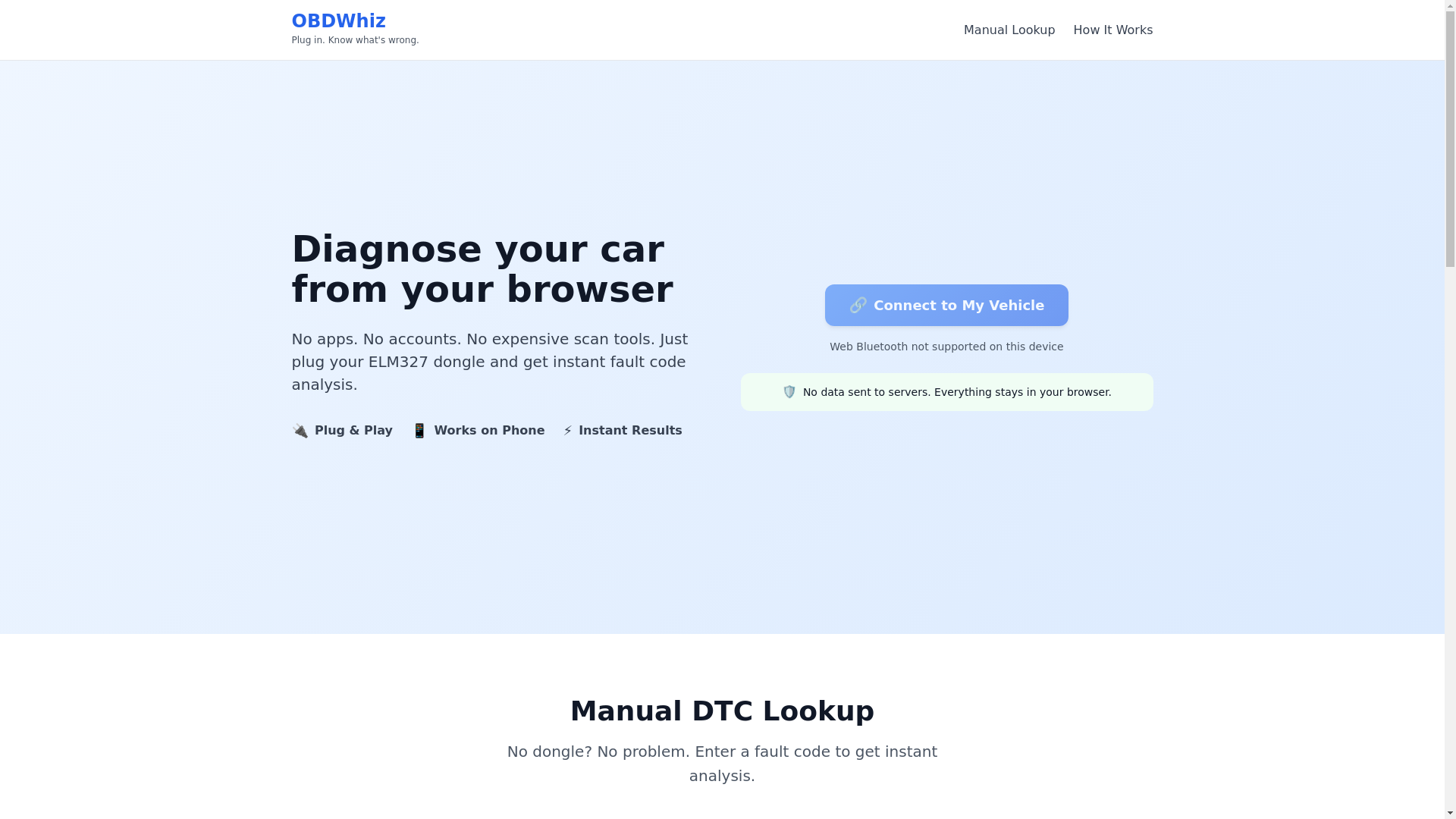 website screenshot of https://grease-lightning.pages.dev/