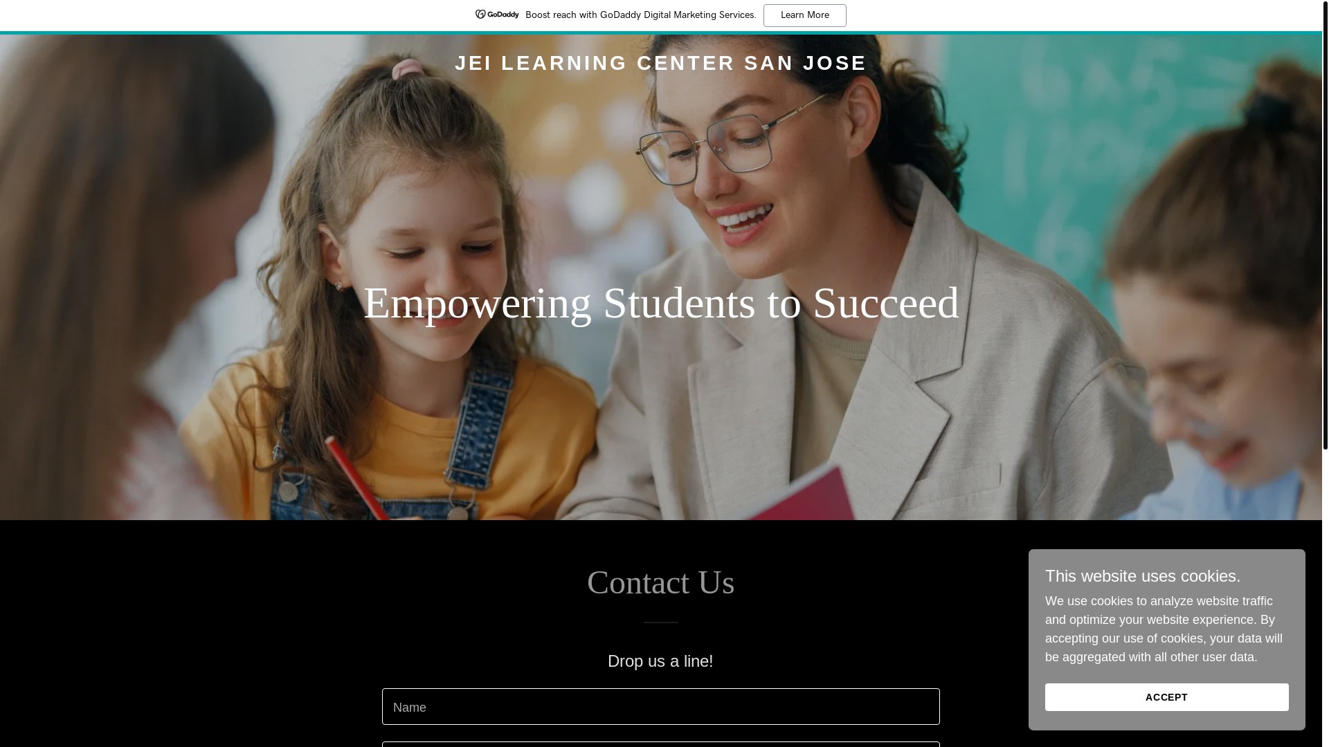 website screenshot of https://jeisanjose.com/