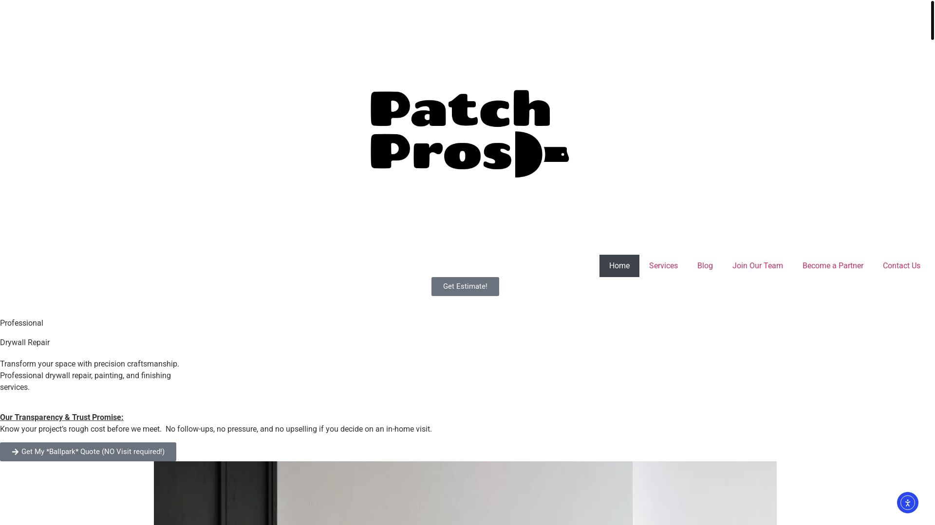 website screenshot of https://patchprosny.com/