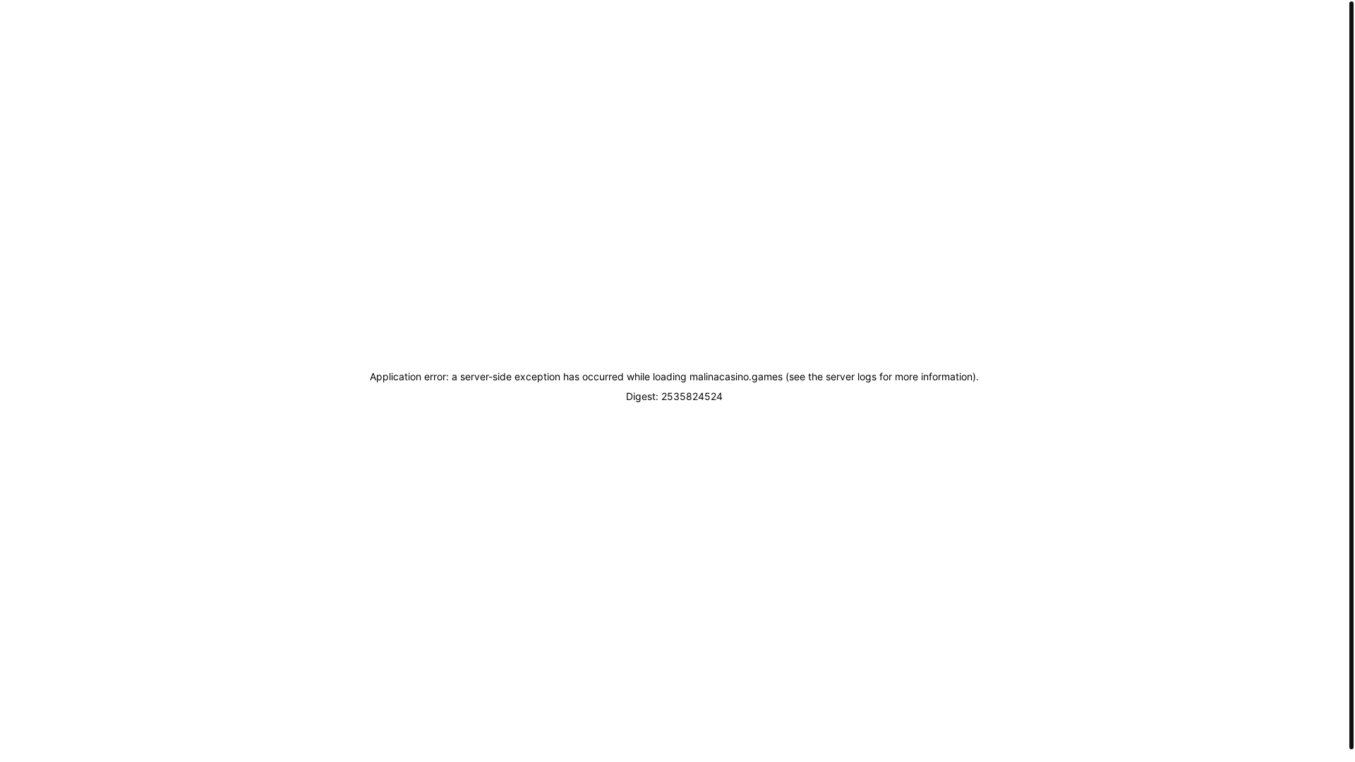 website screenshot of https://malinacasino.games/
