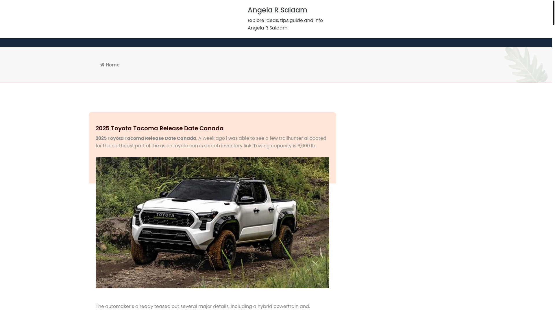 website screenshot of https://angelarsalaamj.pages.dev/