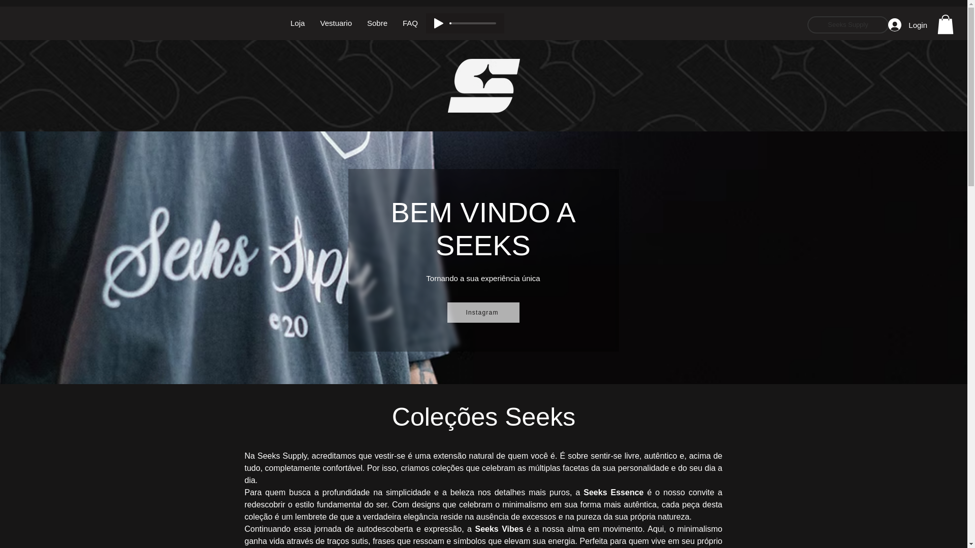 website screenshot of https://seekssupply.com.br/