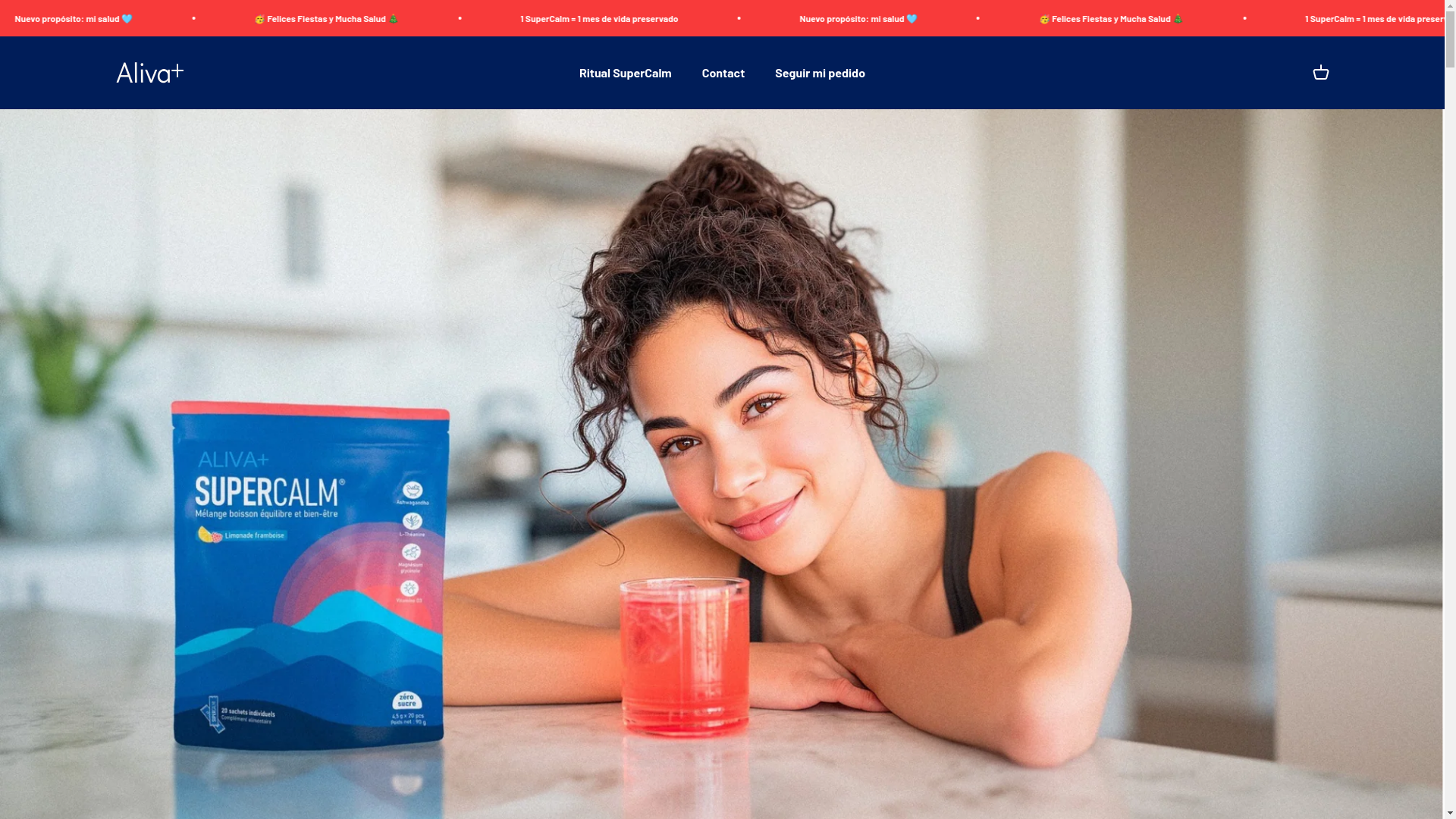 website screenshot of https://alivaplus.com/