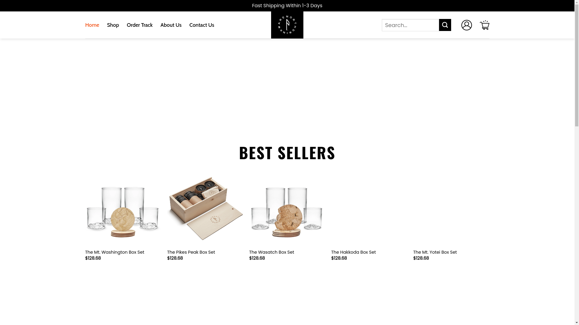 website screenshot of https://globalnorthdrinkware.shop/
