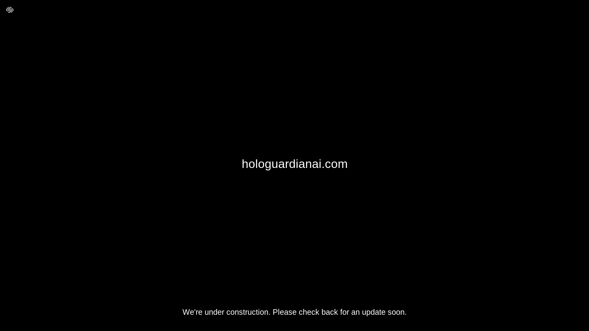 website screenshot of https://hologuardianai.com/