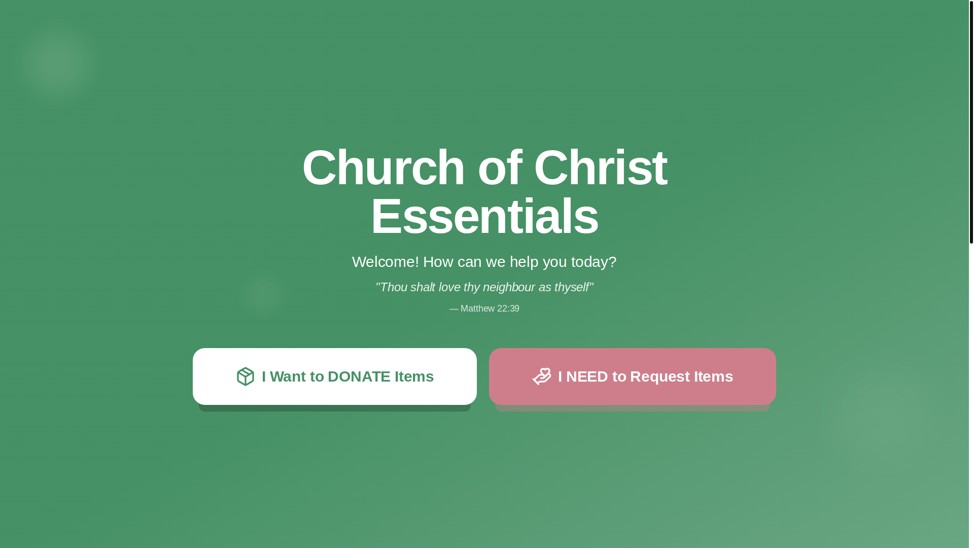 website screenshot of https://churchofchristessentials.com/