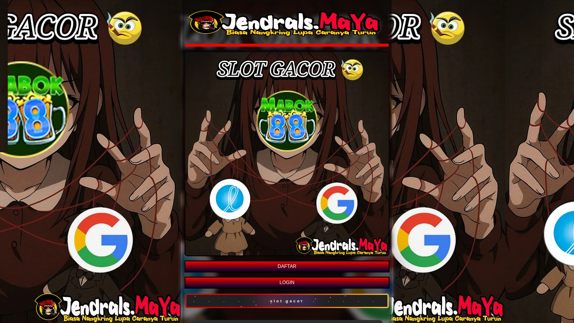 website screenshot of https://is-backjendrasmaya.pages.dev/