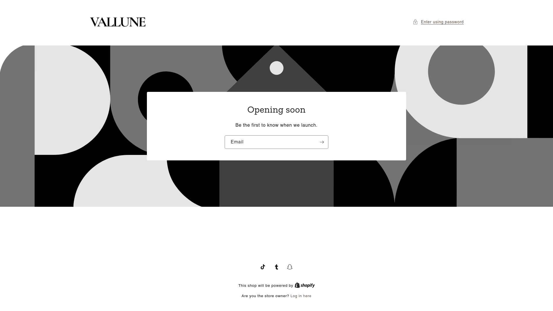 website screenshot of https://tryvallune.com/