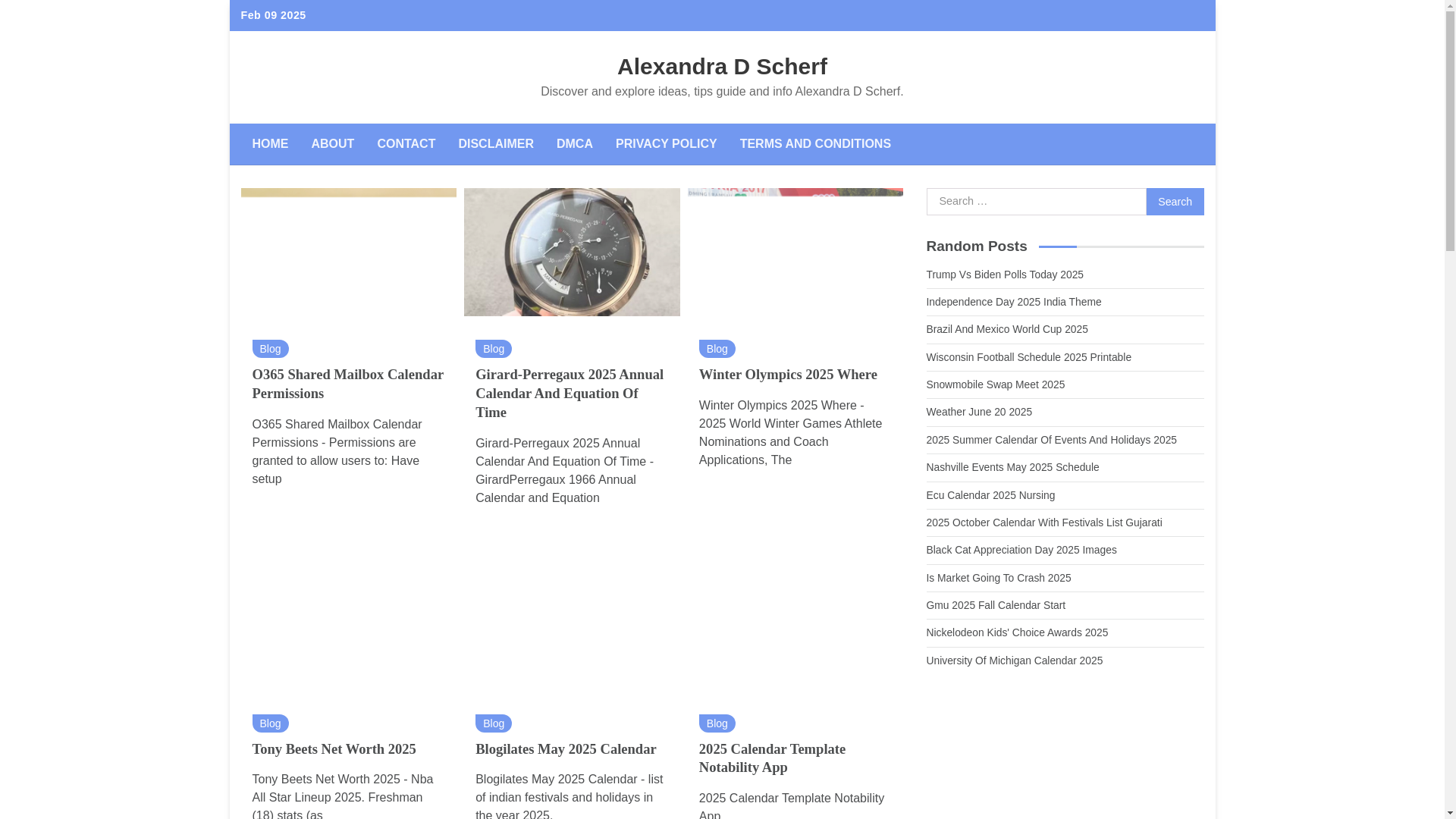 website screenshot of https://alexandradscherf.pages.dev/