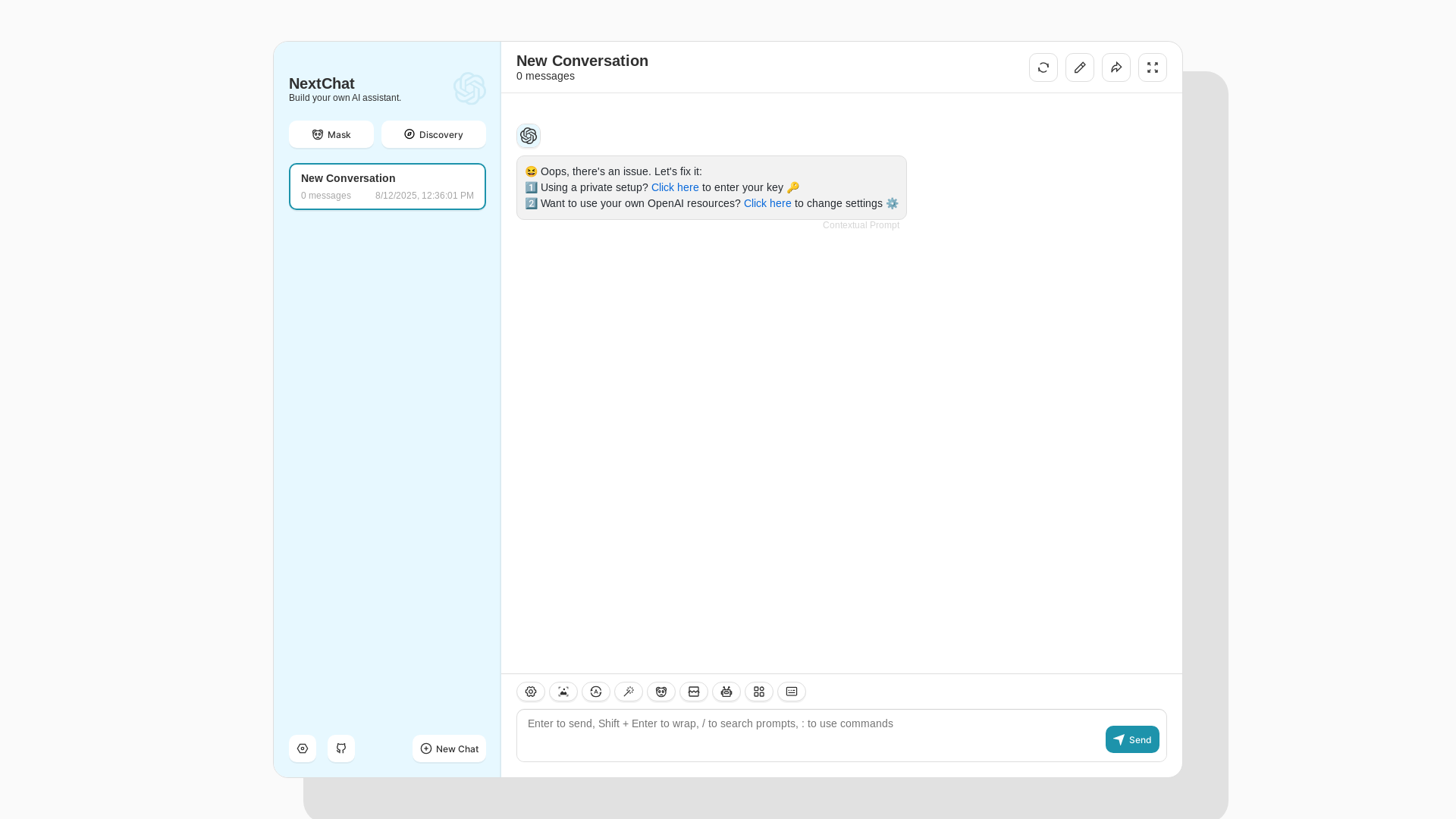 website screenshot of https://nextchat-en6.pages.dev/