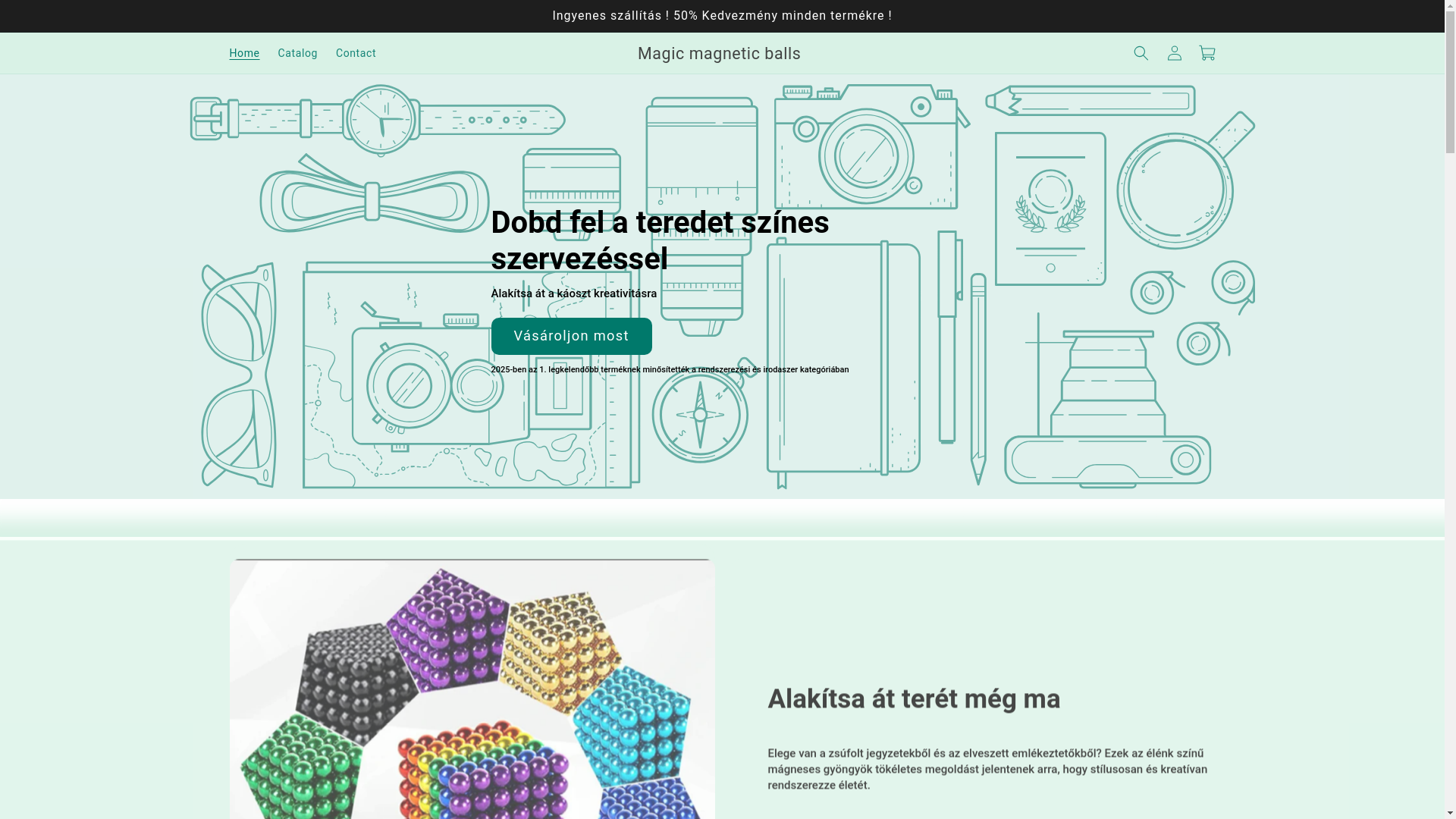 website screenshot of https://varazsmagnes.com/