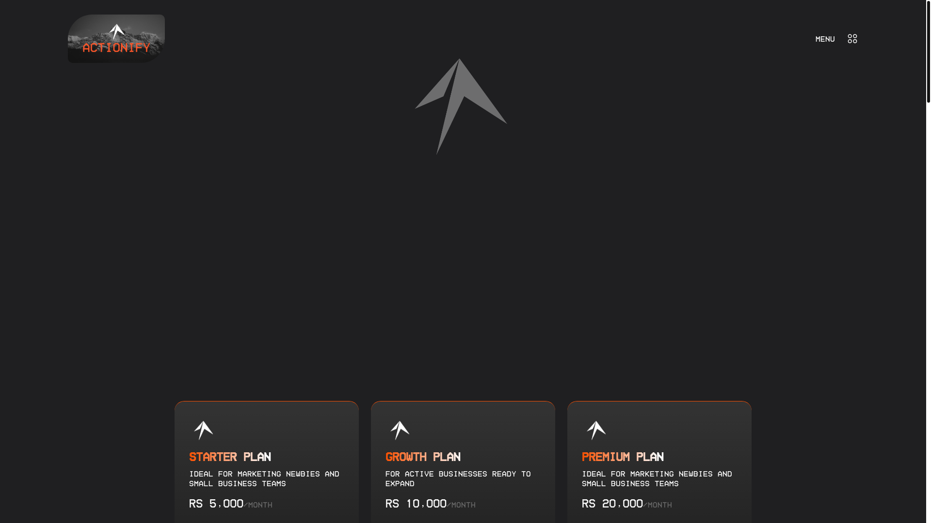 website screenshot of https://actionify.pages.dev/