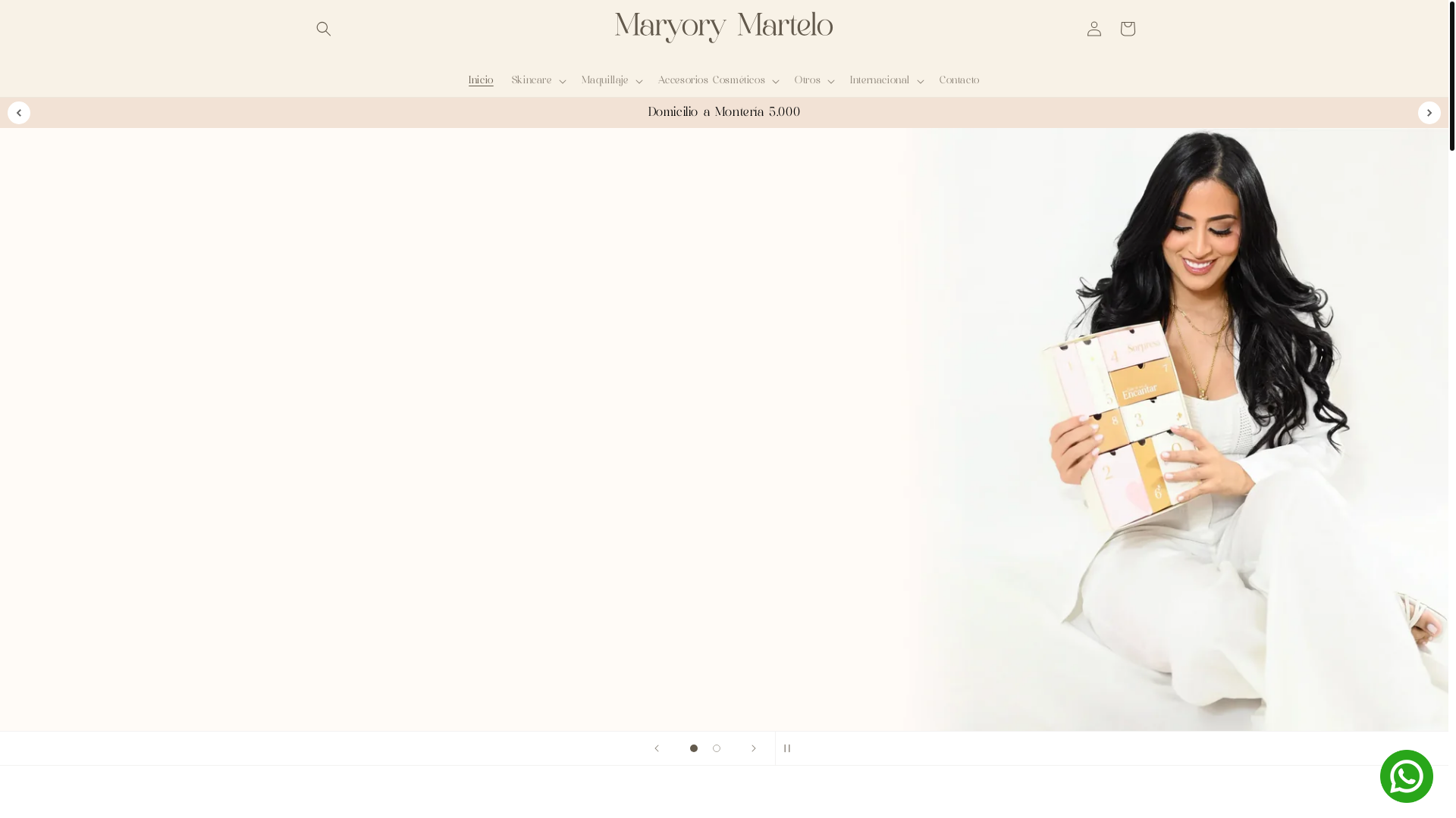 website screenshot of https://maryorymartelomaquillajes.com/