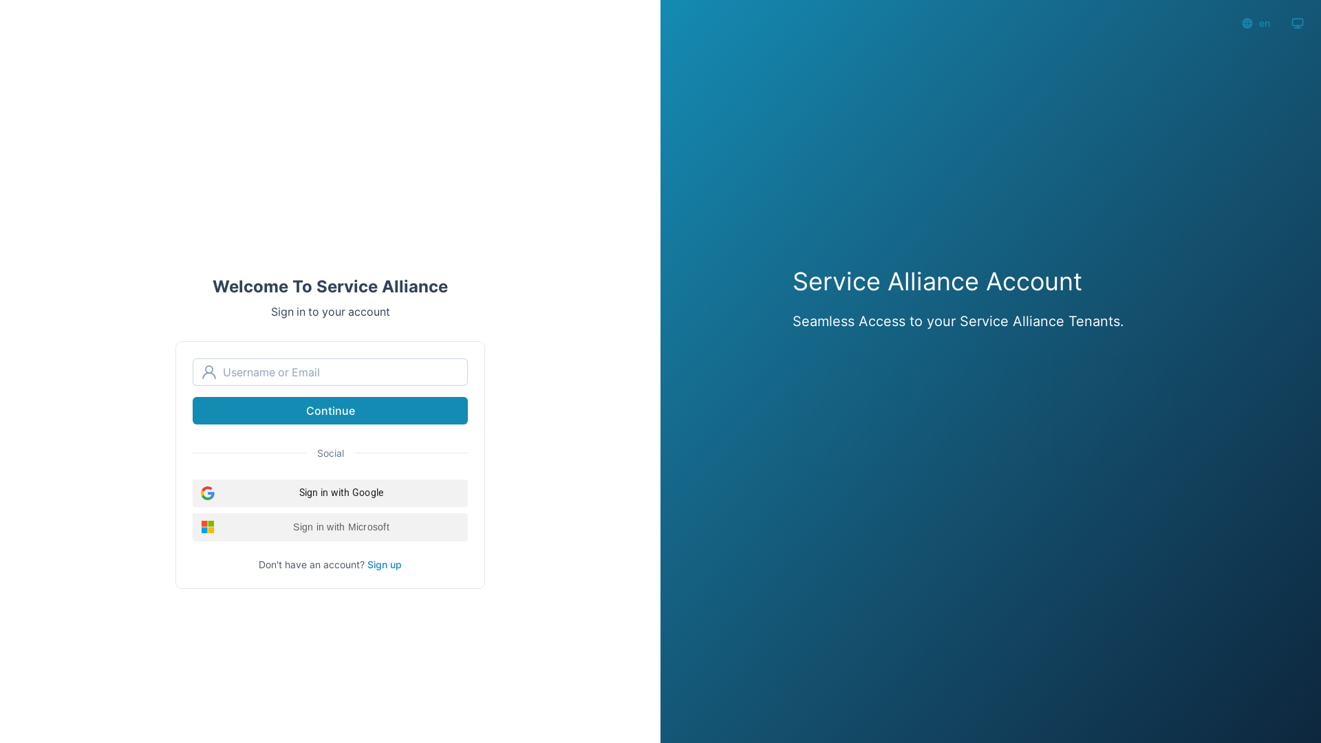 website screenshot of https://servicealliance-account.pages.dev/