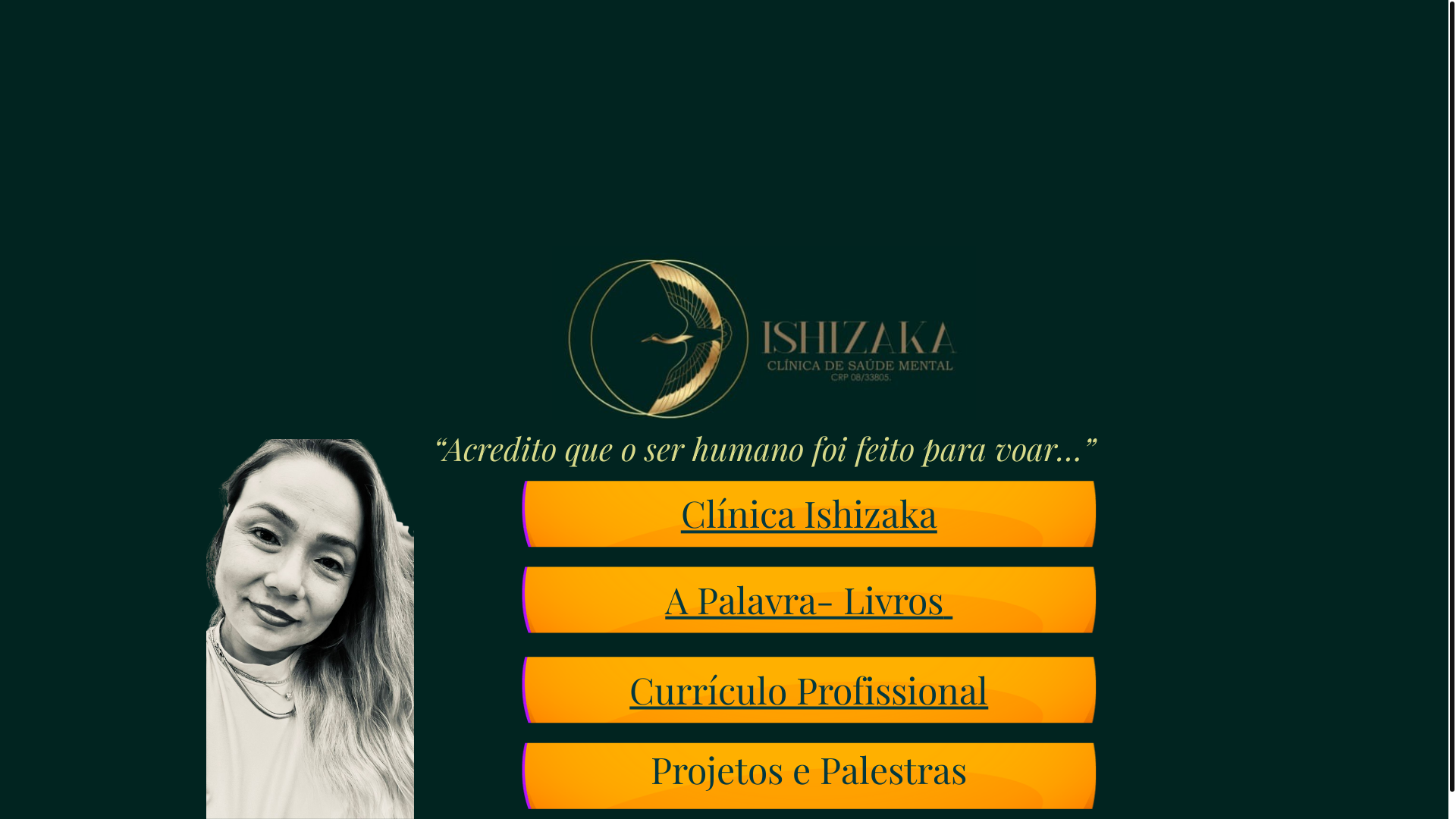 website screenshot of https://clinicaishizaka.com.br/