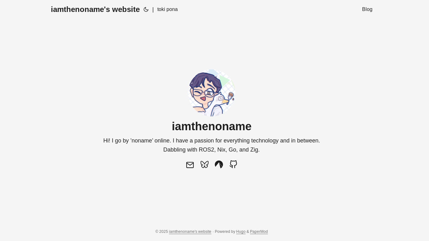 website screenshot of https://iamthenoname.pages.dev/