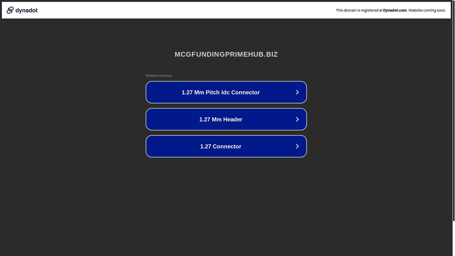 website screenshot of https://mcgfundingprimehub.biz/
