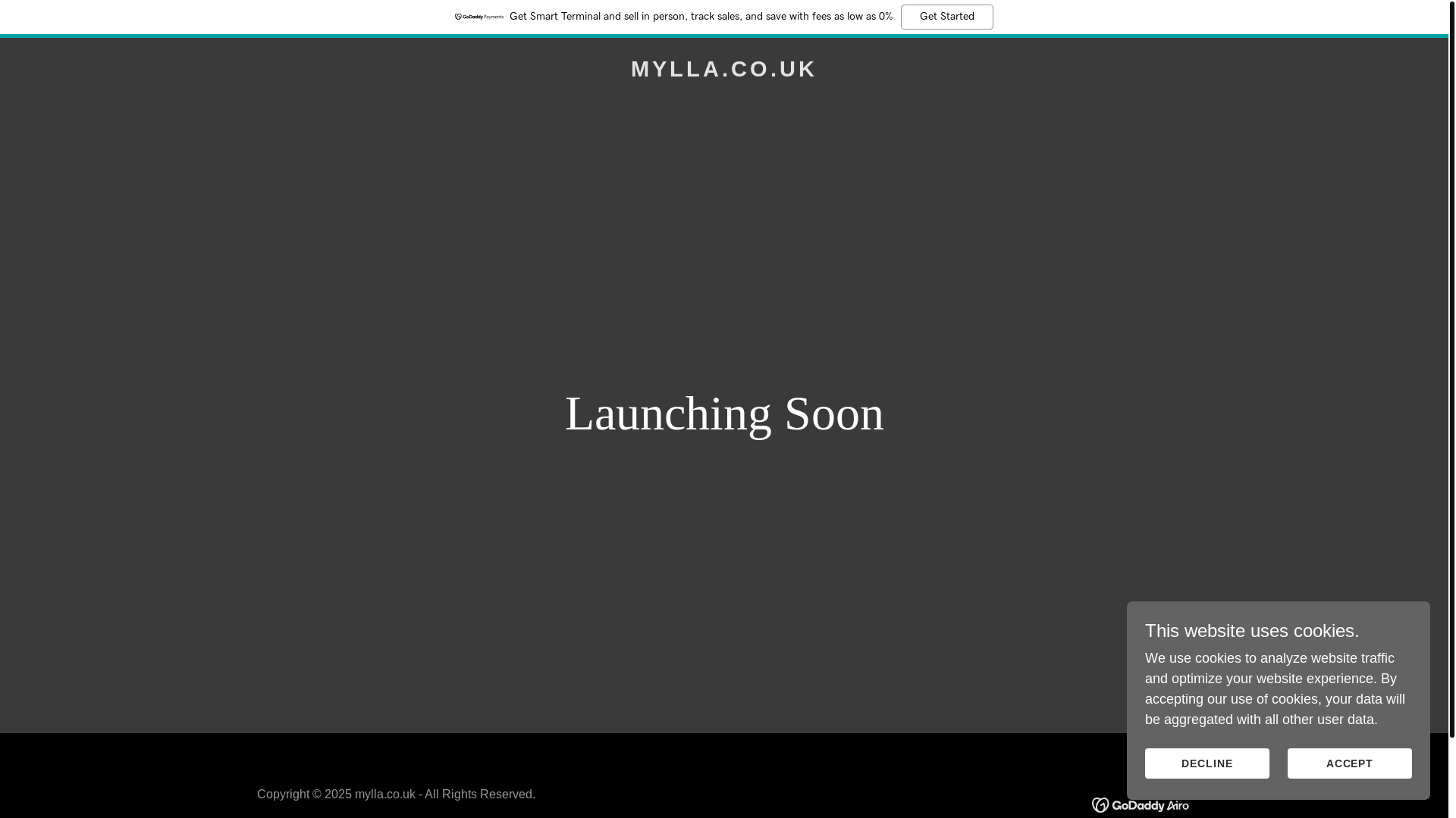 website screenshot of https://mylla.co.uk/