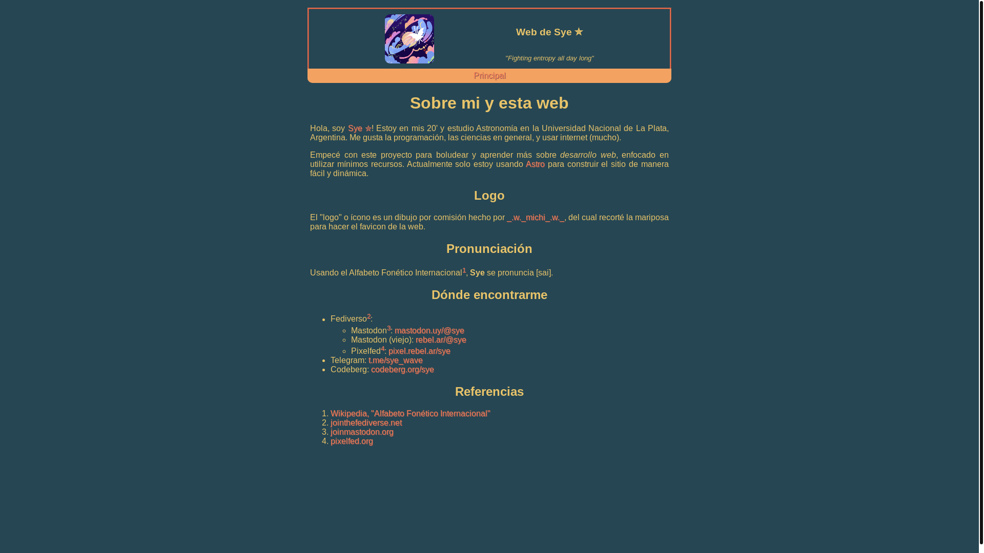 website screenshot of https://sye-lab.xyz/