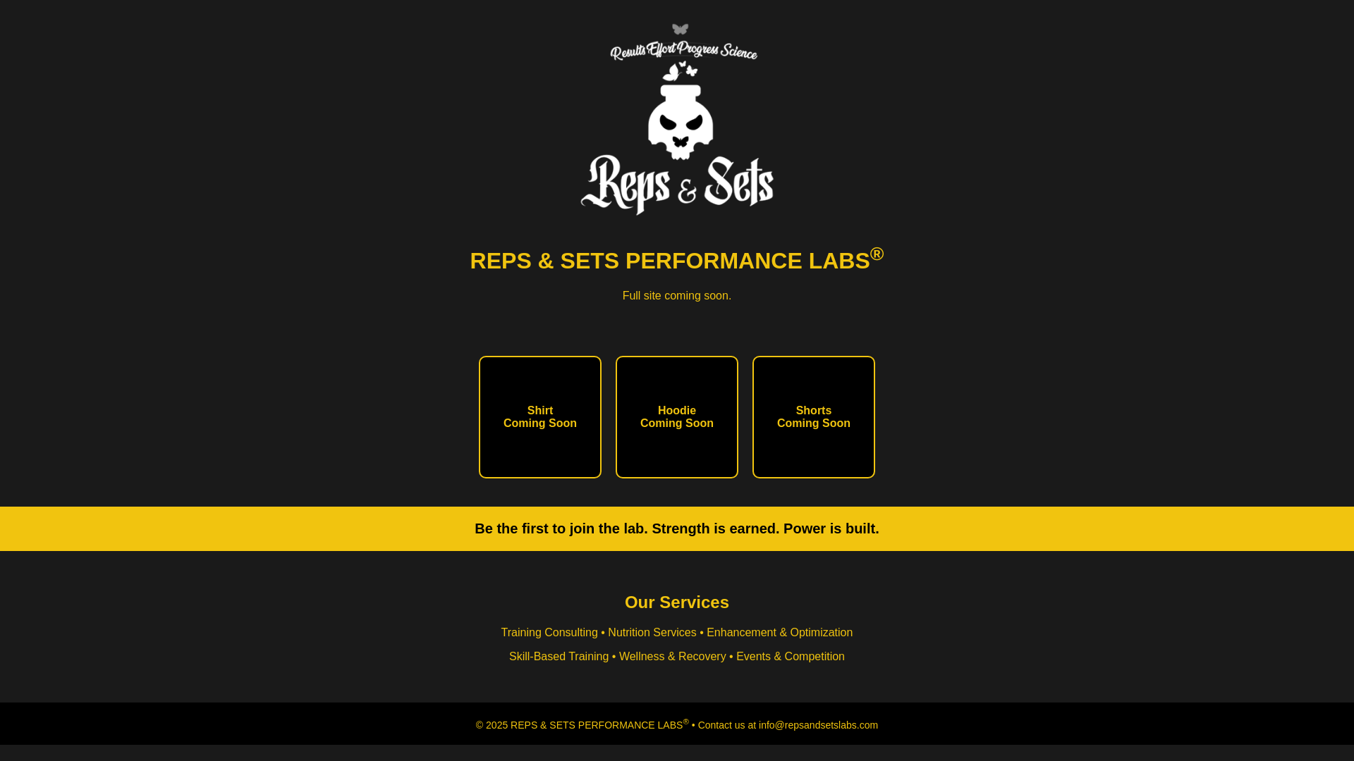 website screenshot of https://repsandsetslabs03.pages.dev/
