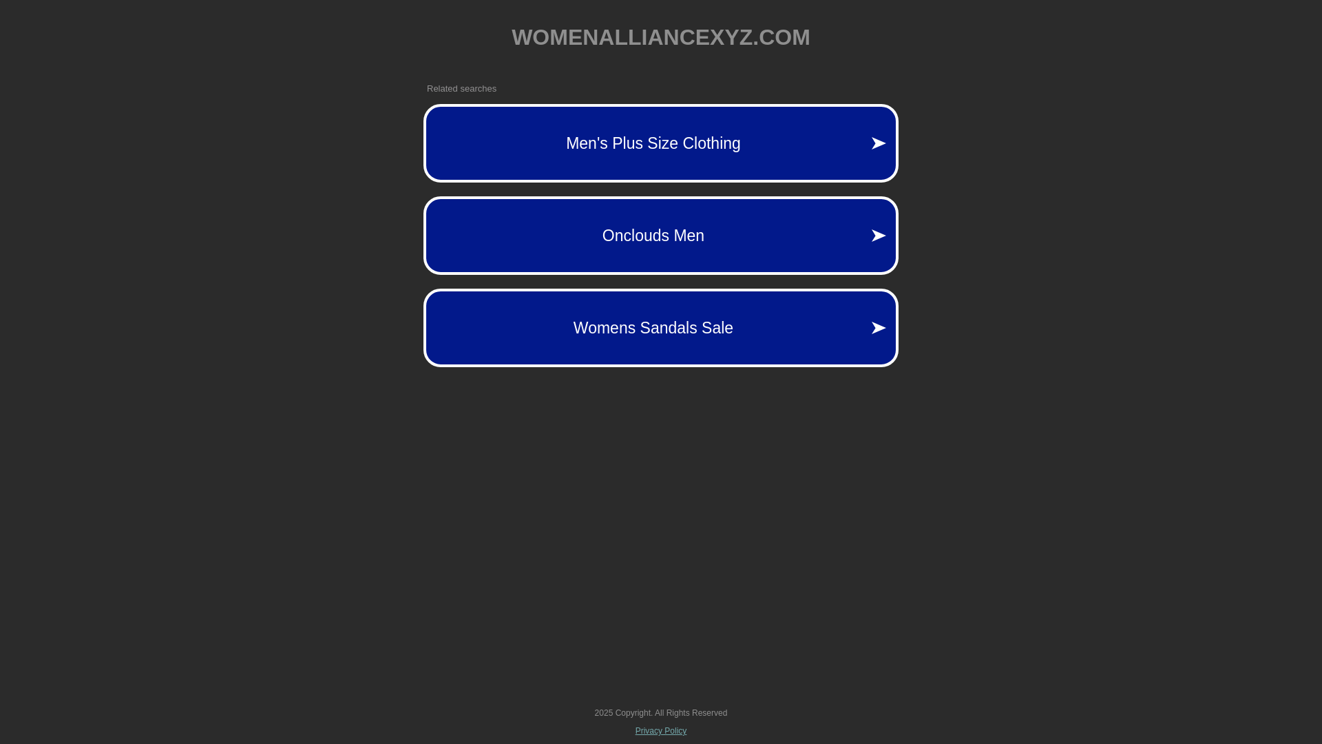 website screenshot of https://womenalliancexyz.com/