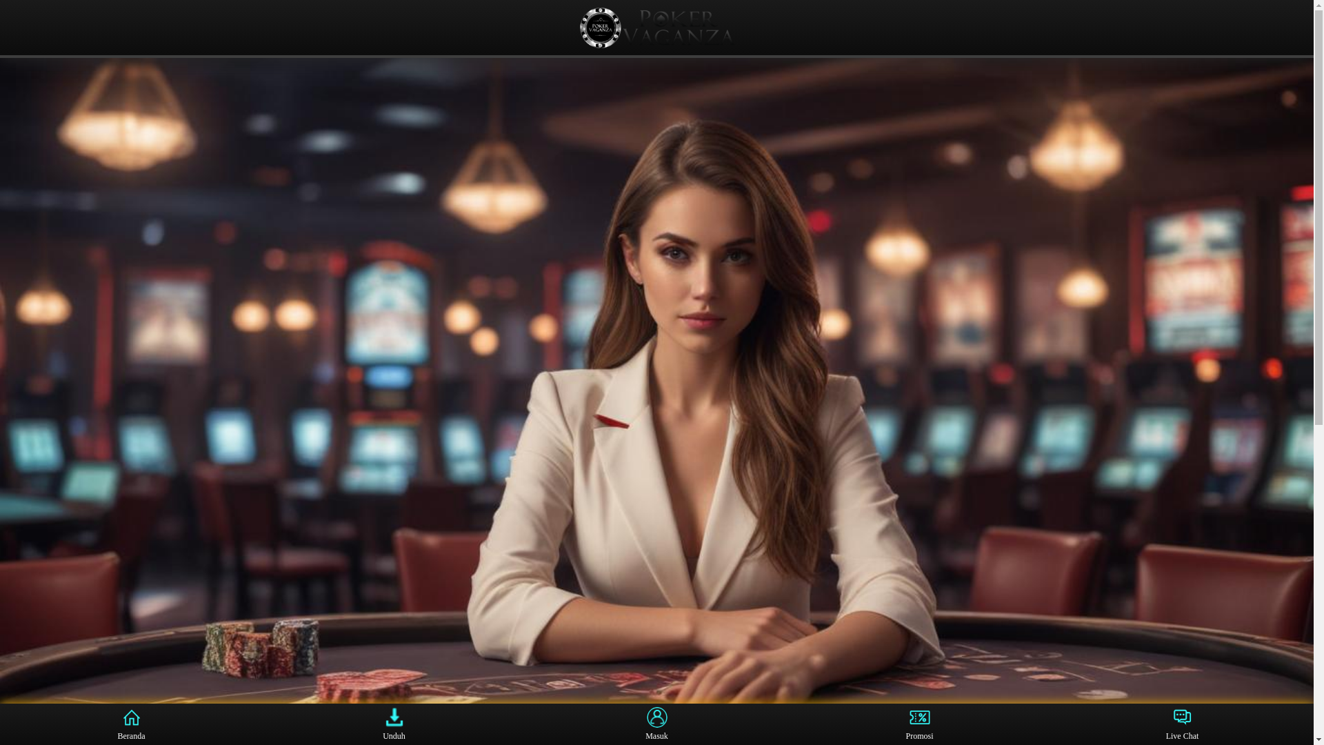 website screenshot of https://pokervaganza1a.com/