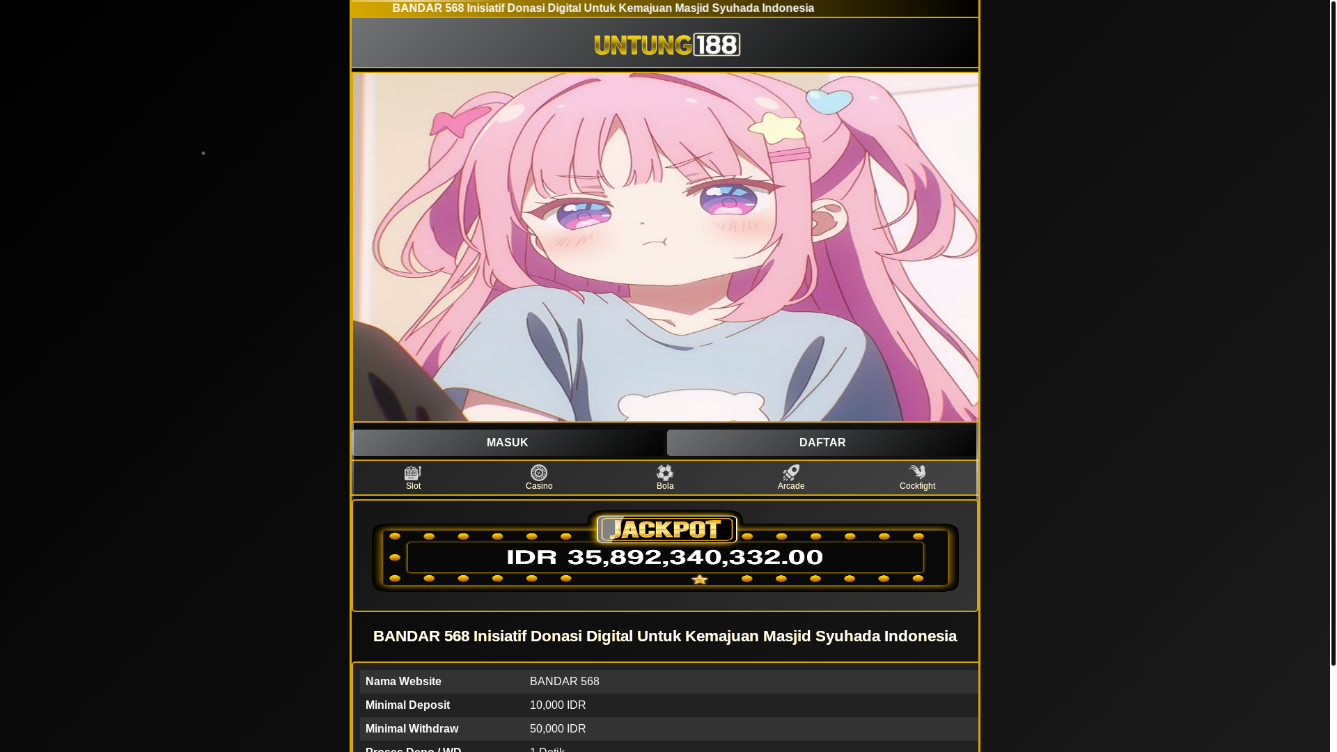 website screenshot of https://bandar-568-1j5.pages.dev/