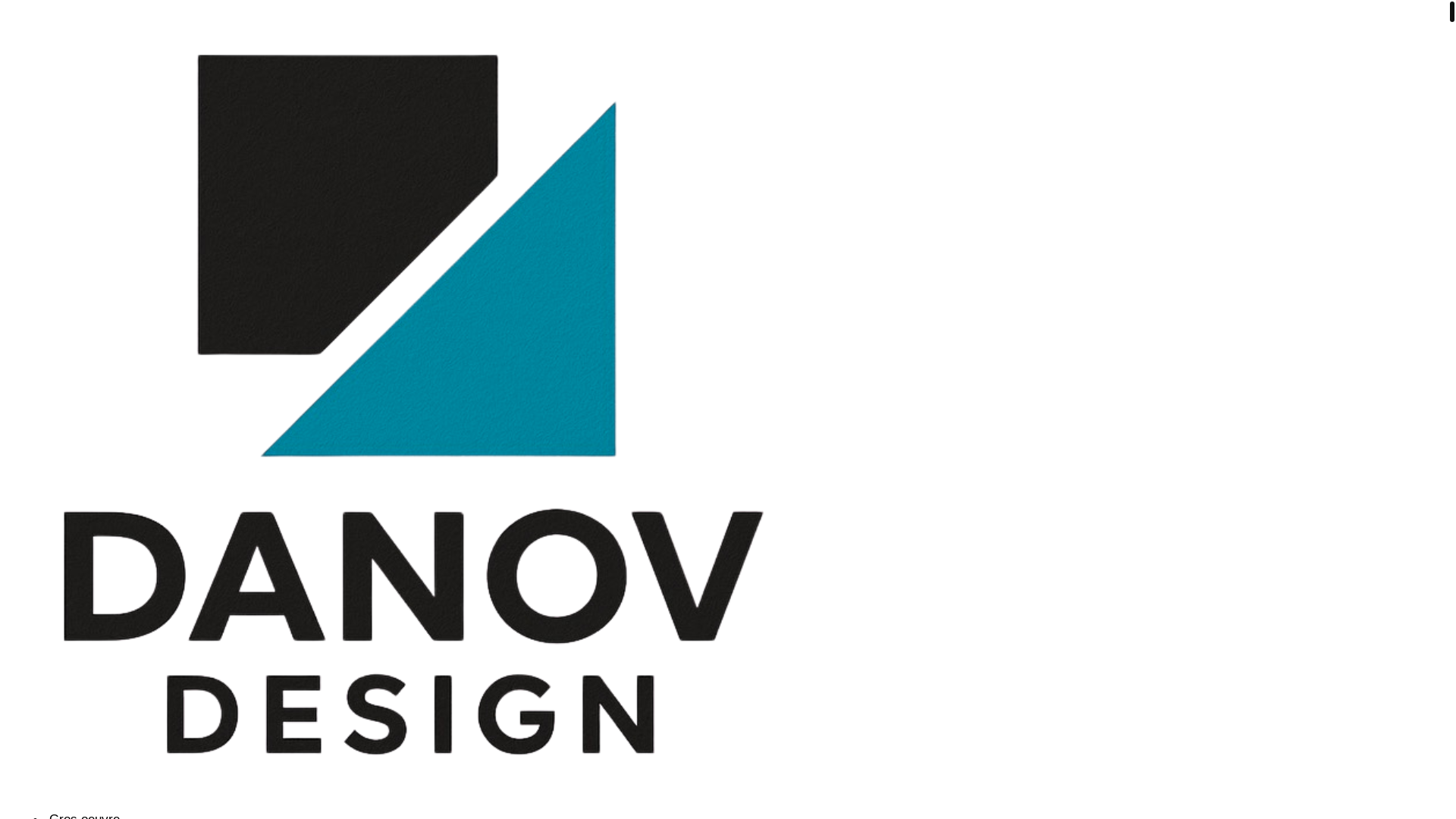 website screenshot of https://danov-design.be/