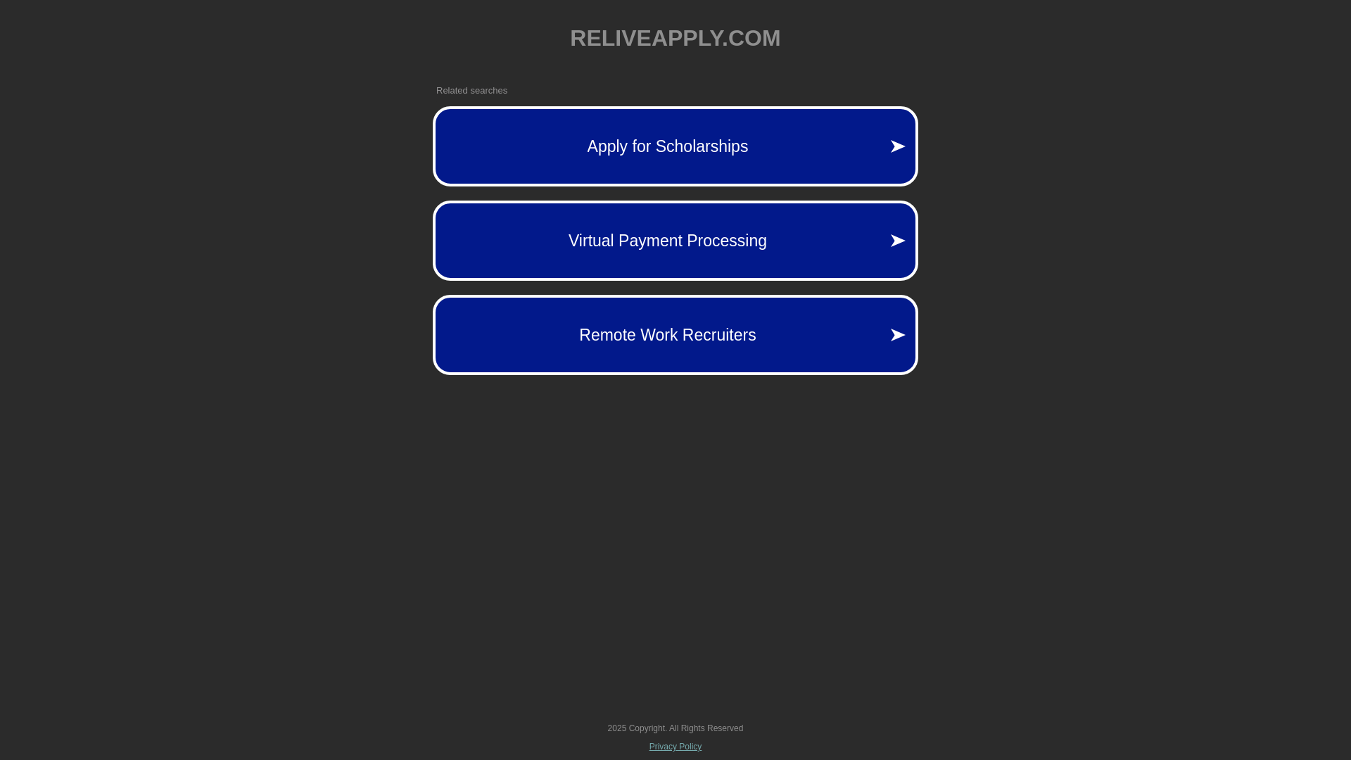 website screenshot of https://reliveapply.com/