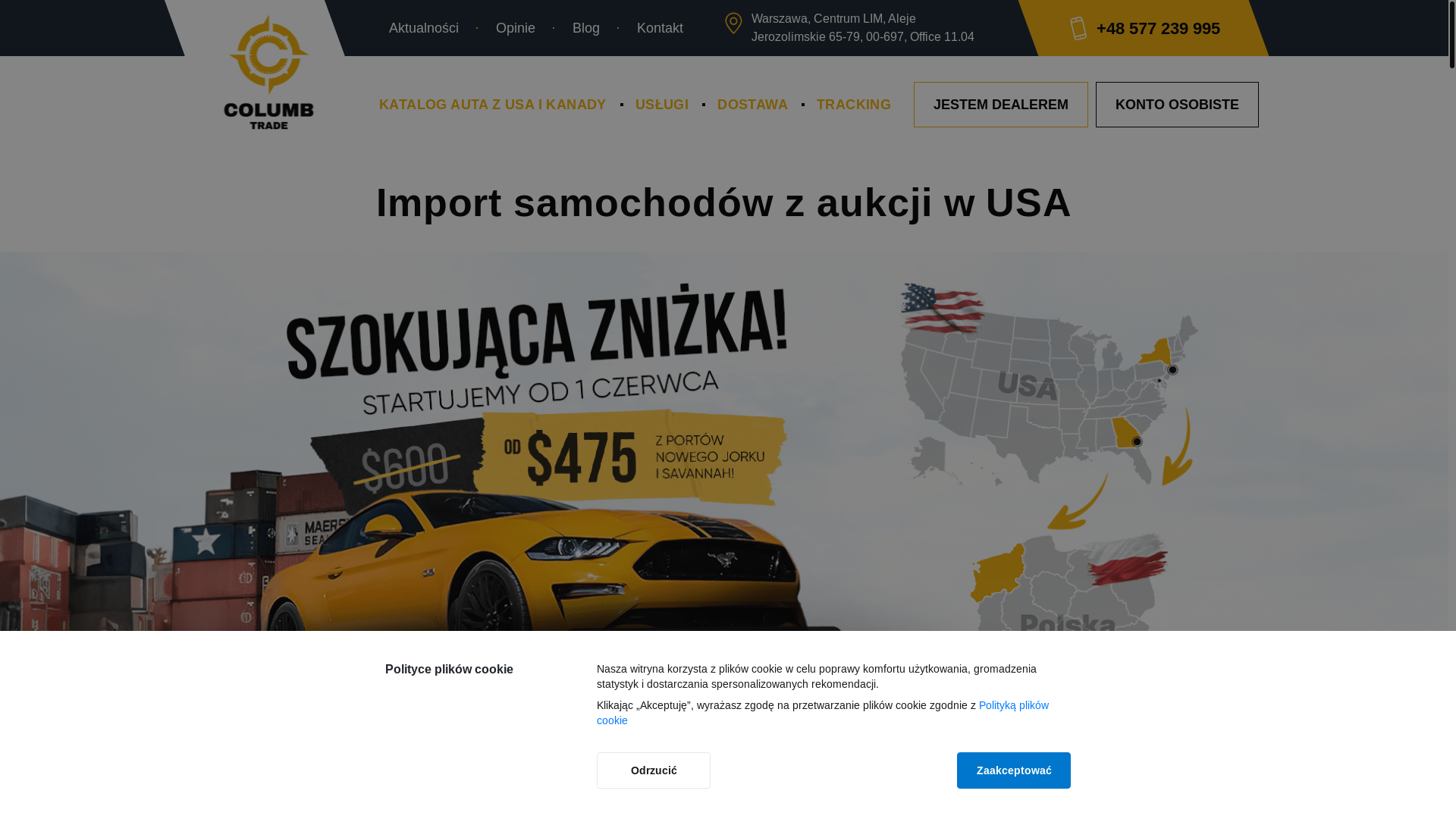 website screenshot of https://autocolumb.com/