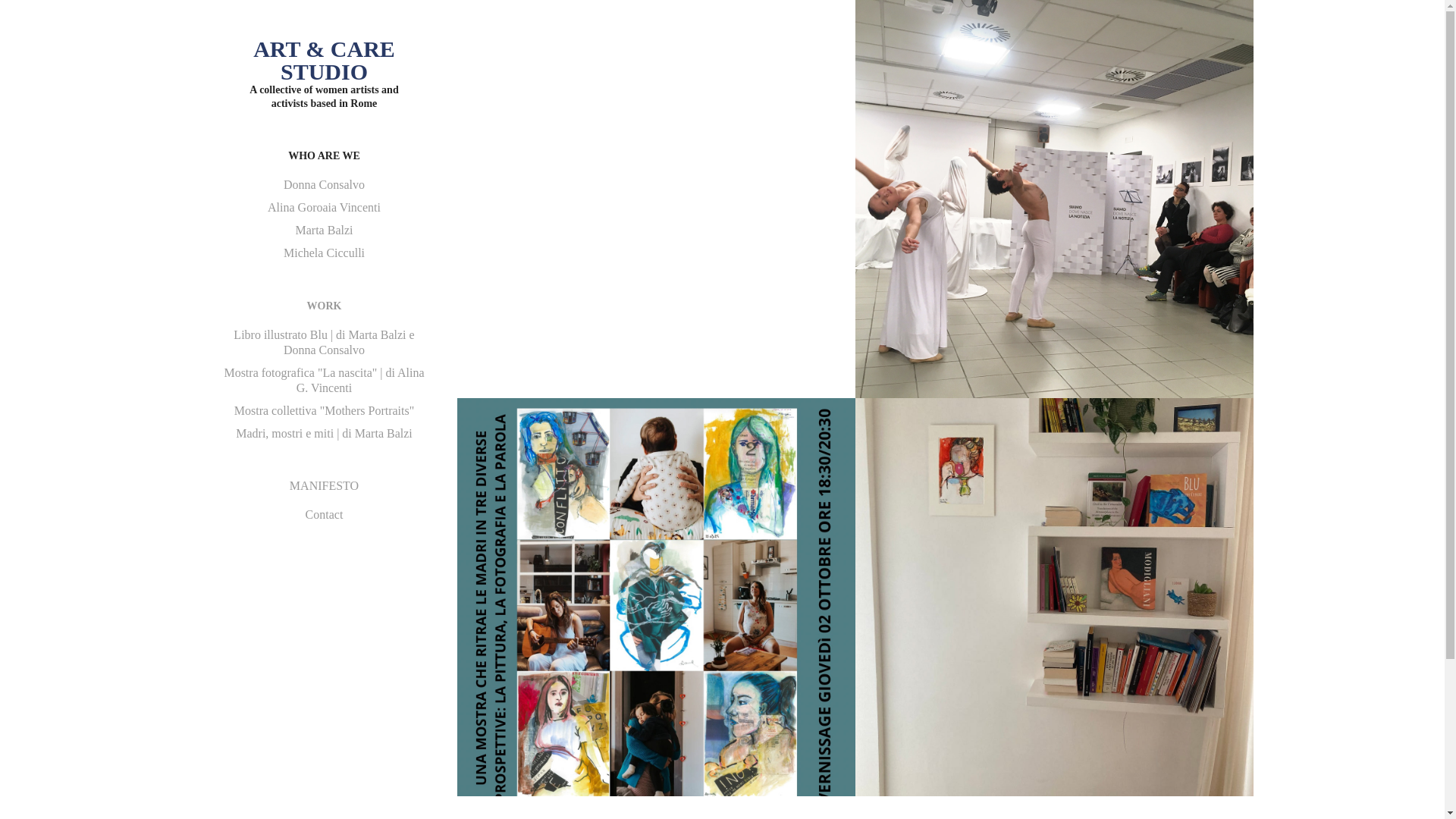 website screenshot of https://artandcarestudio.com/