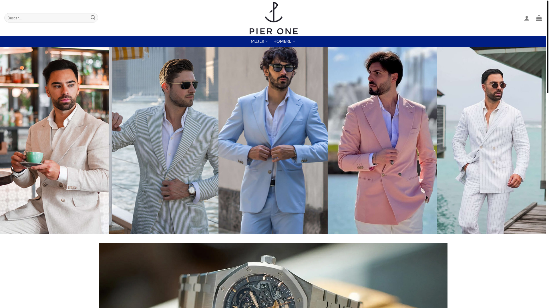 website screenshot of https://pieronealmacenar.com/