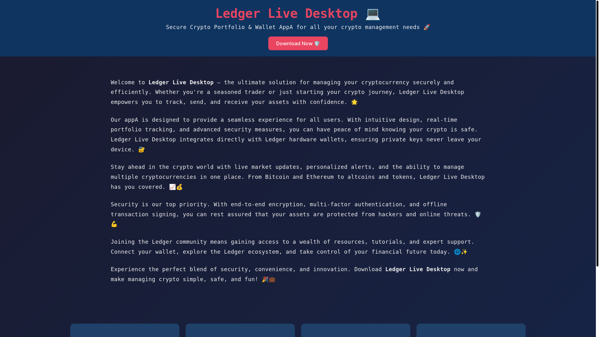 website screenshot of https://destopledgerlive-io.pages.dev/