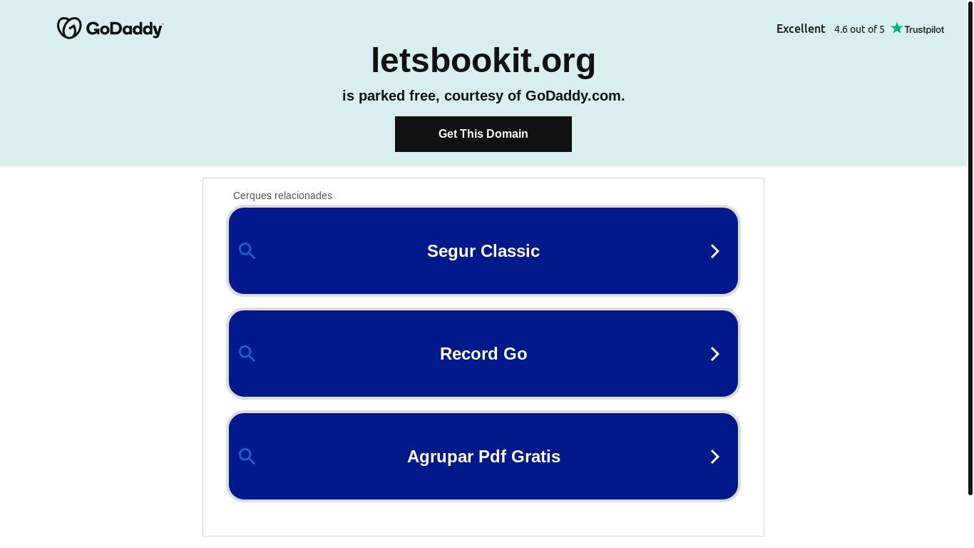 website screenshot of https://letsbookit.org/