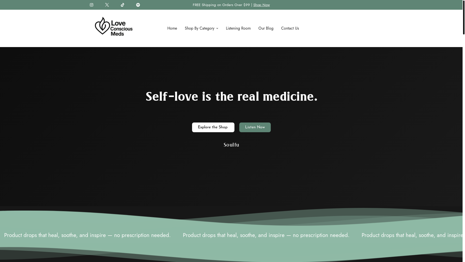 website screenshot of https://loveconscioushair.com/