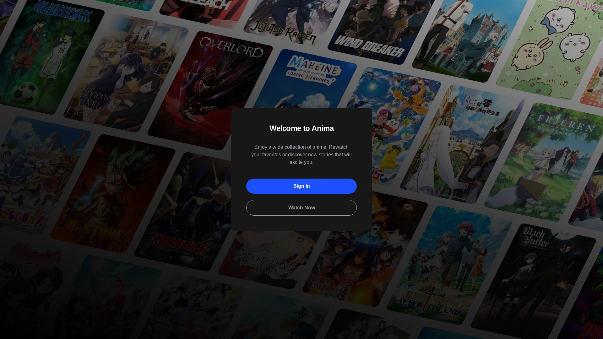 website screenshot of https://aniima.site/