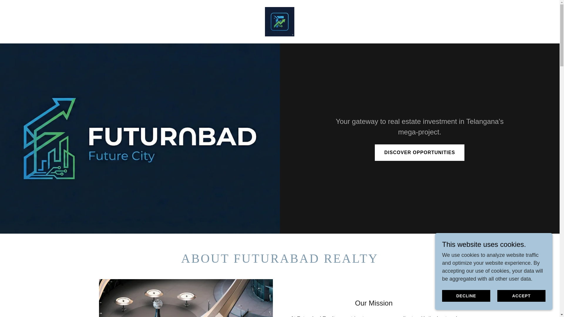 website screenshot of https://futureabad.com/