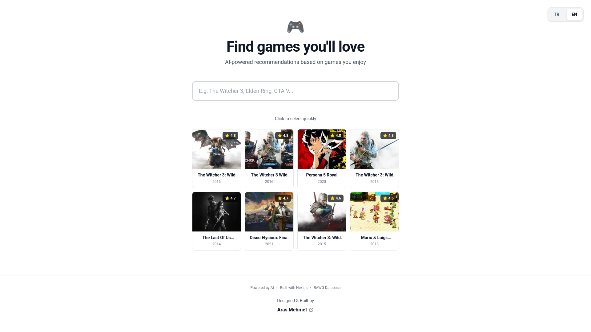 website screenshot of https://likethisgame.com/