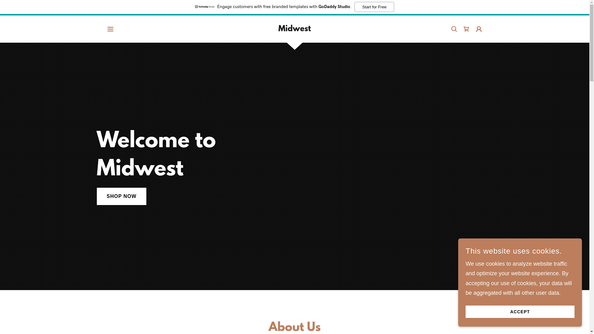 website screenshot of https://midwestdistrubution.com/