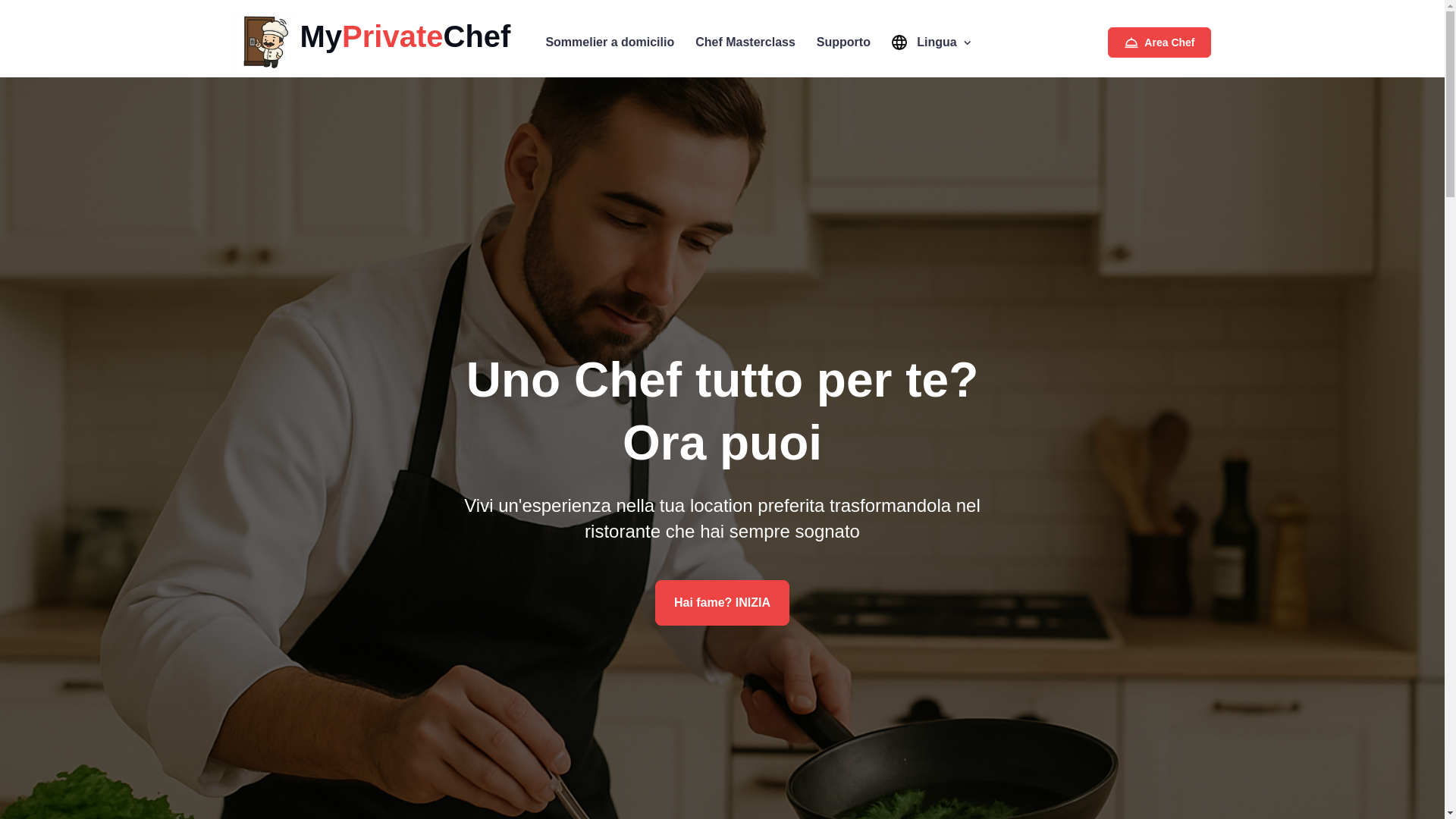 website screenshot of https://myprivatechef-front.pages.dev/