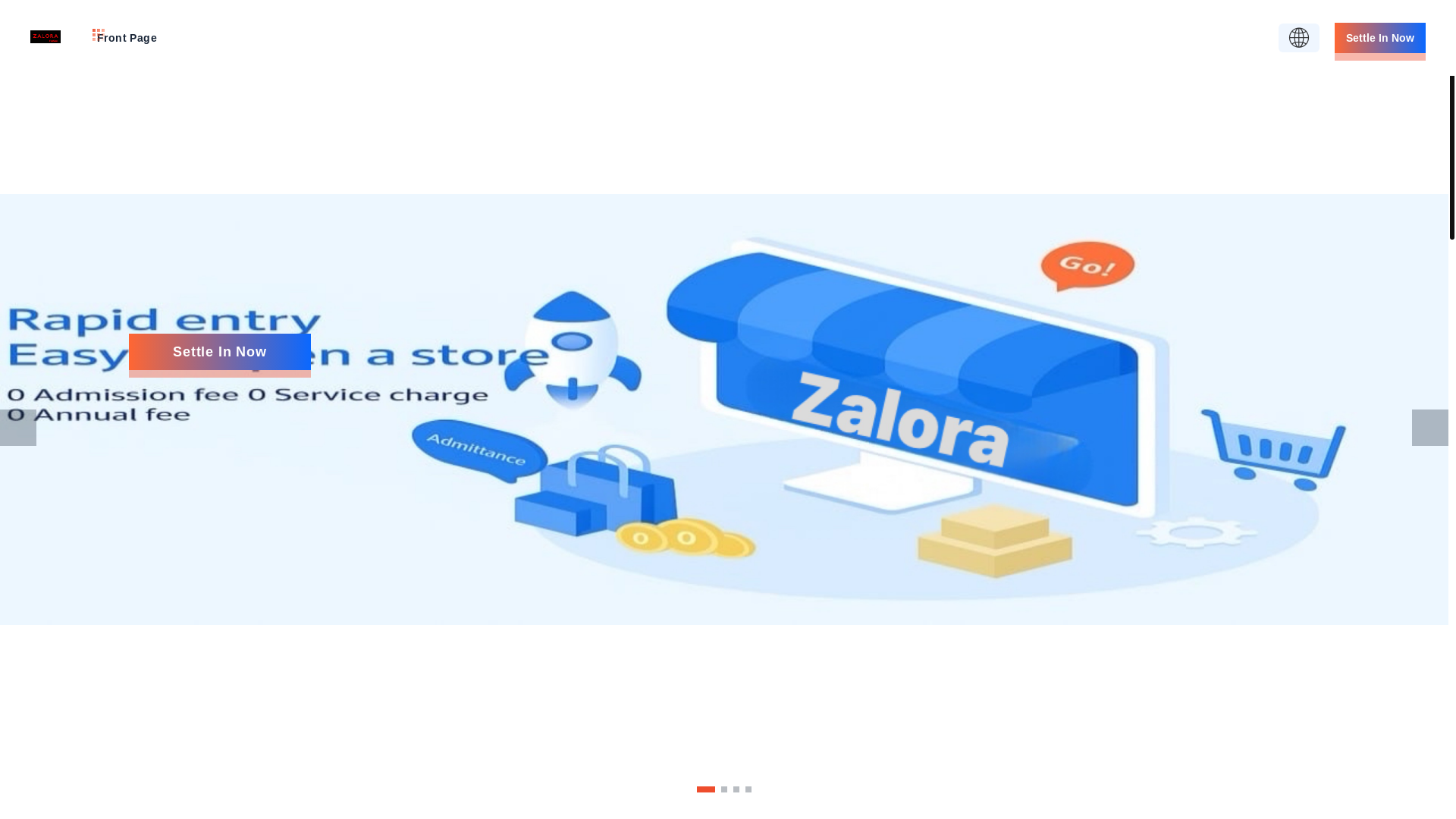website screenshot of https://zaloraluxury3.top/