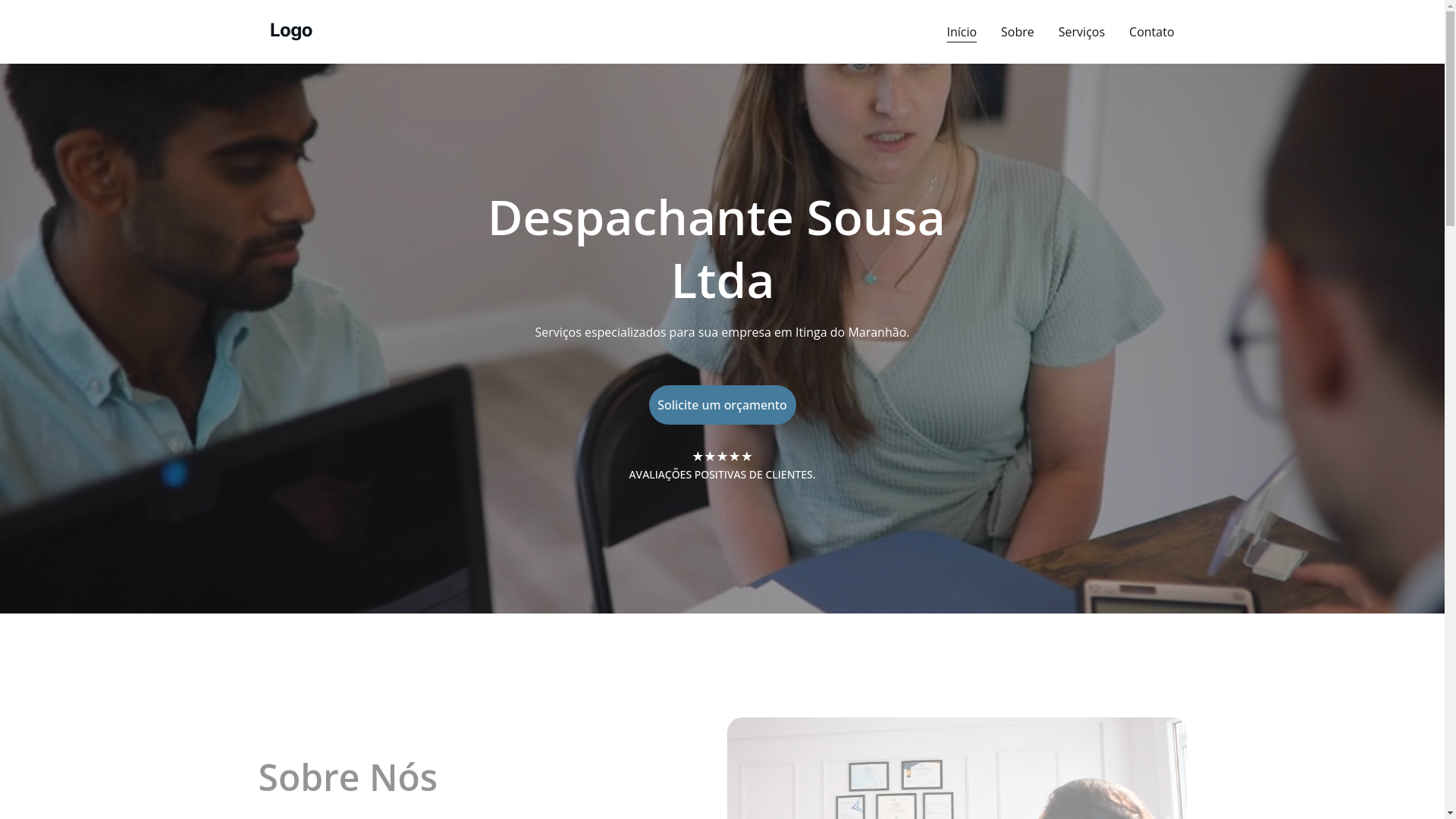 website screenshot of https://despachantesousaltda.shop/