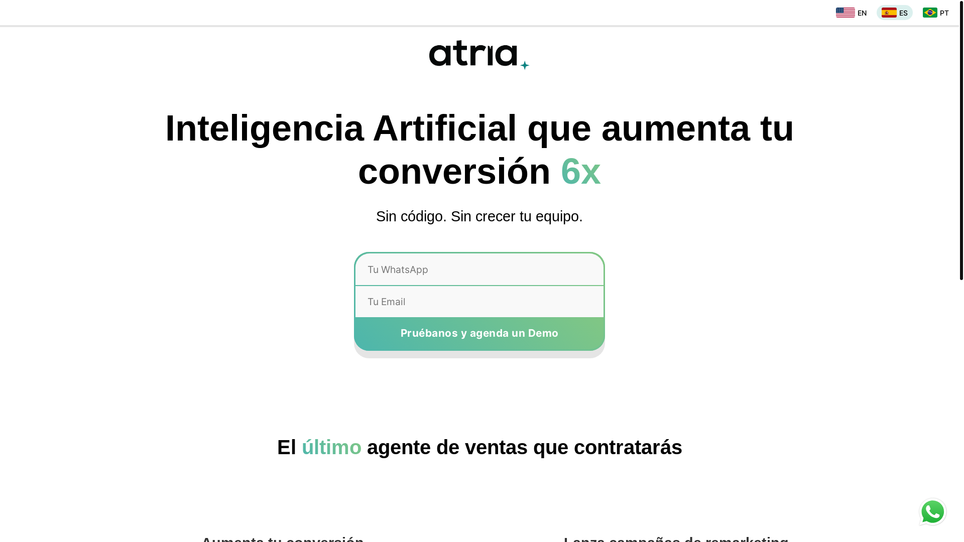website screenshot of https://landing-esi.pages.dev/